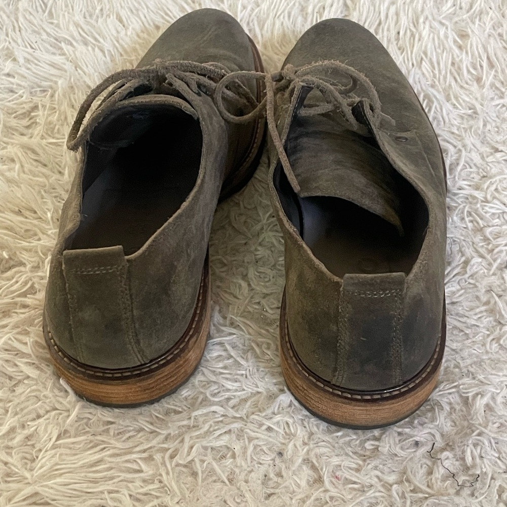 Men's Brown Leather Lace-Up Shoes ecco
